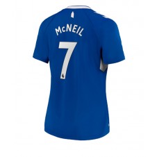 Everton Dwight McNeil #7 Hjemmedrakt Kvinner 2022-23 Kortermet